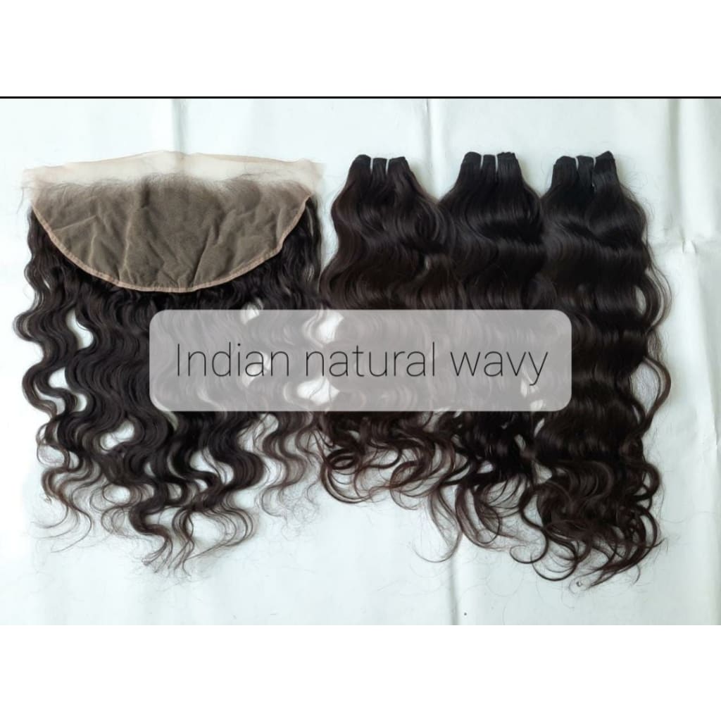 RAW Indian - 12 / Natural wavy - Hair